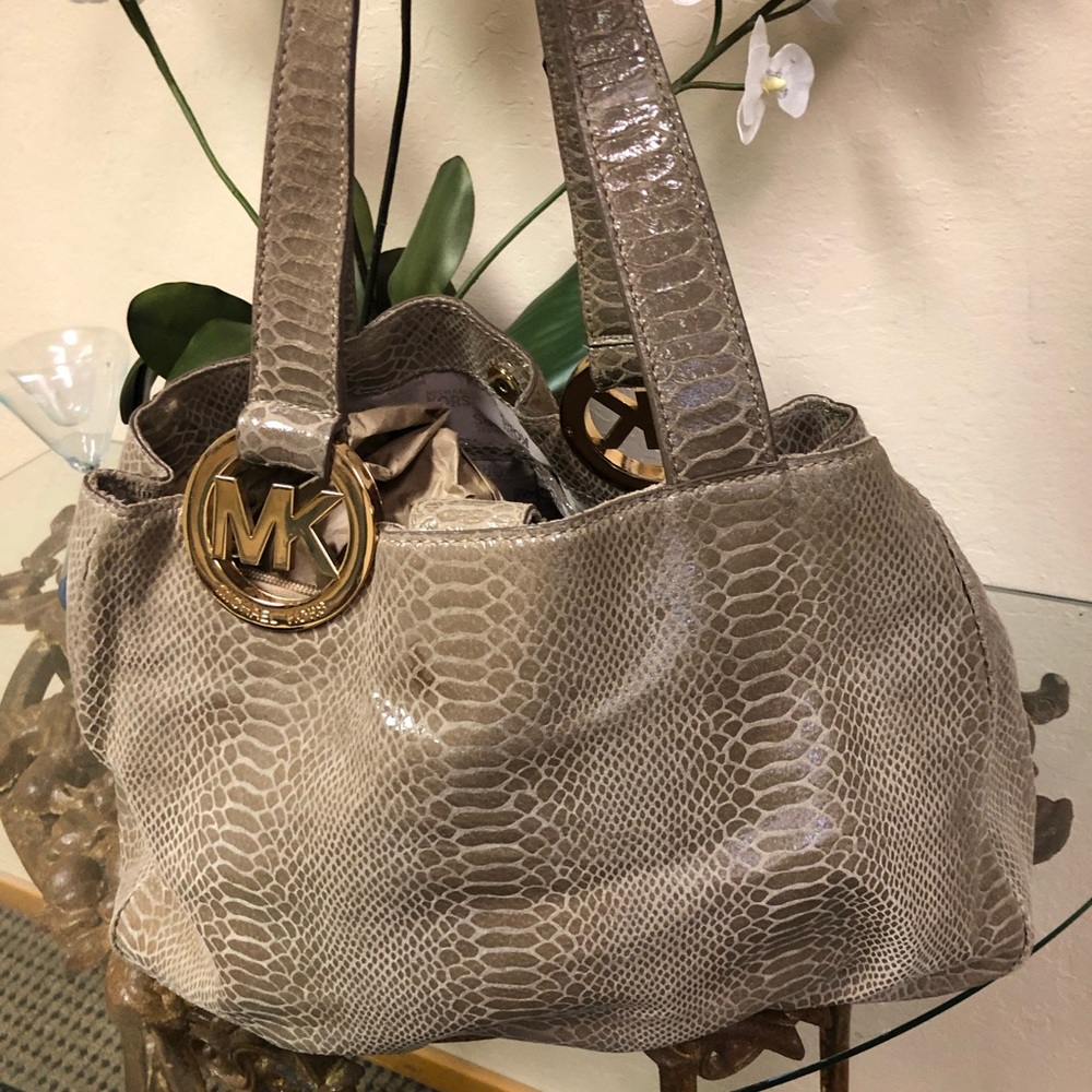 Michael Kors Python Snakeskin Tote - image 2